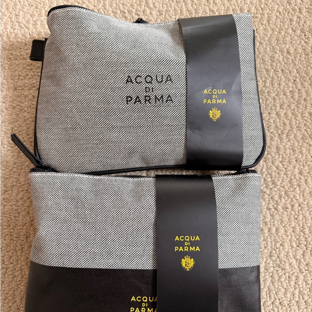 Acqua Di Parma Black and Gray Travel Essentials Kit